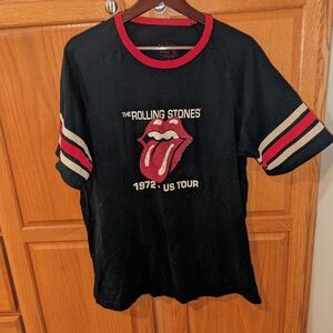 Vintage Arizona 2004 The Rolling Stones 1972 US Tour T shirt WOMEN SIZE XL Black